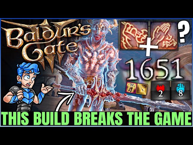 Baldur's Gate 3 - 300+ DAMAGE EVERY TURN - Best Monk Barbarian Build Guide & SWORD FIST Multiclass!