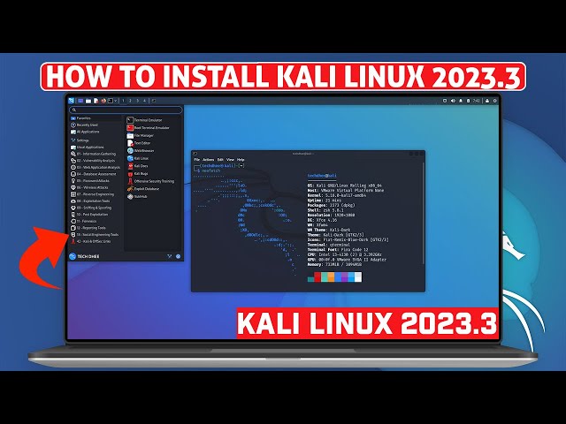How To Install Kali Linux 2023.3 |  Kali Linux 2023.3
