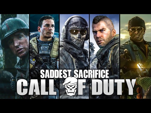 THE MOST SADDEST/HEROIC SACRIFICES MOMENTS in Call of Duty [ Modern Warfare - Black Ops Cold War ]