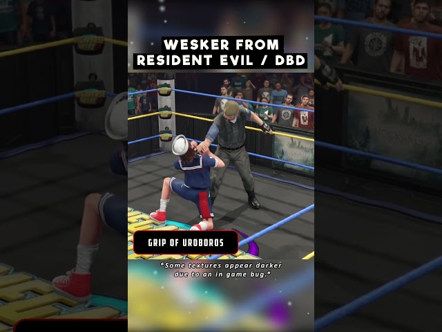 Albert Wesker from Resident Evil in WWE 2K23!