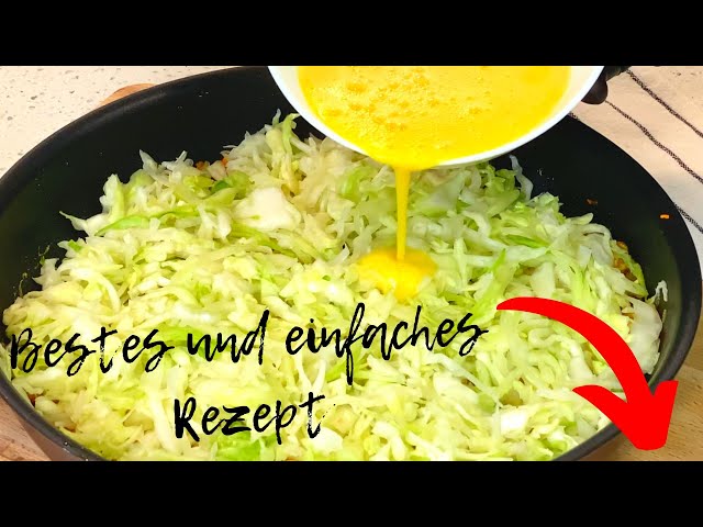 The recipe will surprise everyone, ONLY cabbage and eggs! Simple, delicious and cheap!