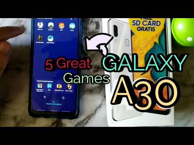 Samsung Galaxy A30 | 5 Great games on the A30!!