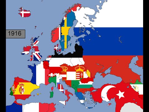 Europe: Timeline of National Flags