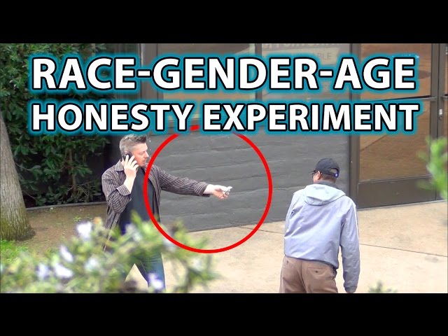 $100 Honesty Social Experiment - Age vs Race vs Gender Test!