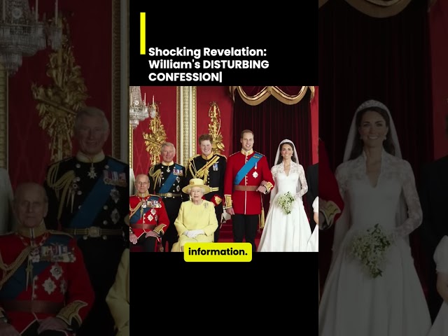 Shocking Revelation:William's DISTURBING CONFESSIONI #katemiddleton #meghanmarkle #princeharry