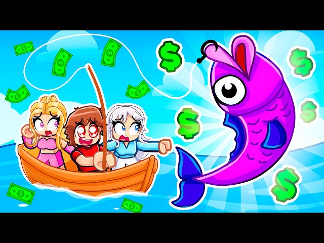 Roblox Catch a Fish Simulator With MY CRAZY FAN GIRLS...