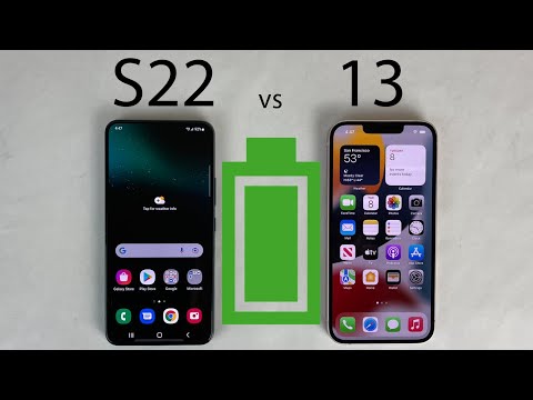 iPhone 13 vs Galaxy S22 Battery Life DRAIN Test