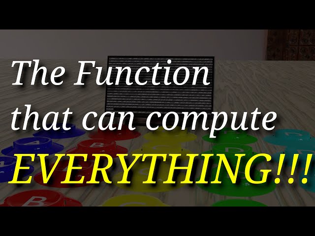 That unbelievable function that can compute EVERYTHING! An Adventure in Discrete Mathematics