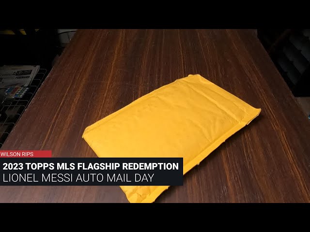 Mail Day! - Lionel Messi Redemption Fulfilled