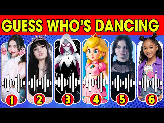 Guess Who Is Dancing?#9|Wednesday,Salish Matter,That Girl Lay Lay,Skibidi Dom Dom Yes Yes|Great Quiz
