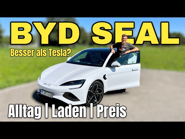 BYD SEAL: Besser als das Tesla Model 3? Alltags-Test mit Ladeleistung | LFP-Akku | Blade-Batterie
