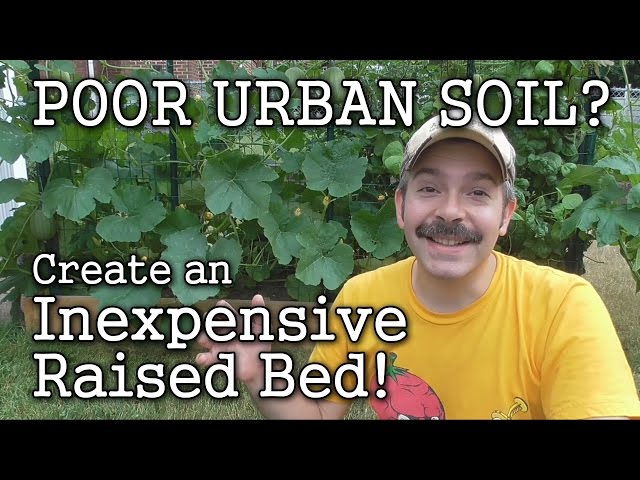 How to Install an Inexpensive Raised Bed Garden - No More Poor Soil!