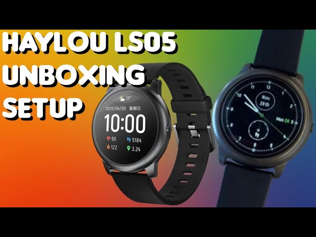 HAYLOU Solar Smart LS05 SmartWatch 2024 Unboxing and Setup