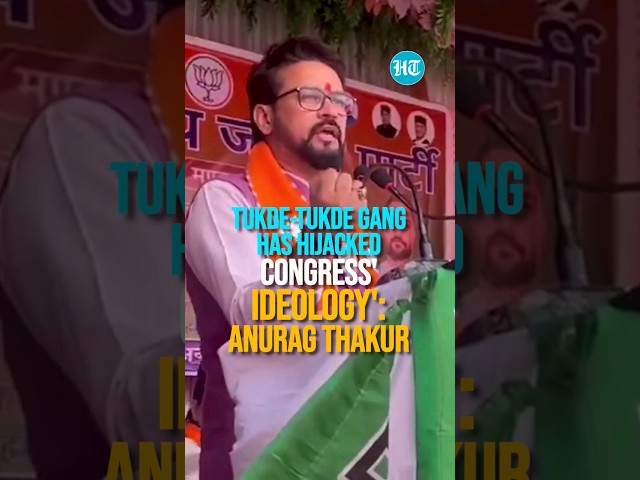'Tukde-tukde Gang Has Hijacked Congress' Ideology': Anurag Thakur | LS Polls