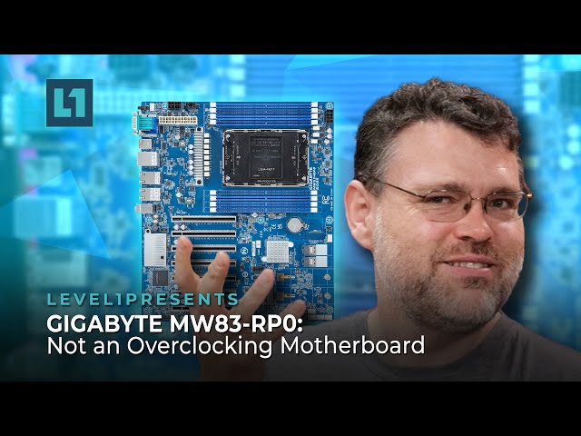 GIGABYTE MW83-RP0: Not an Overclocking Motherboard