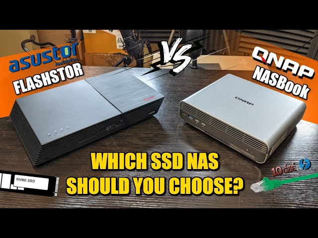 QNAP TBS-h574TX vs Asustor Flashstor 12 Pro - Which SSD NAS Should You Buy?