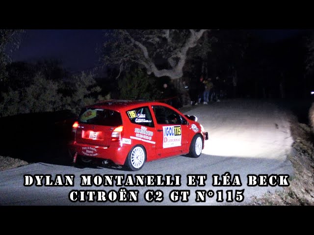 Rallye du Var 2023 - Citroën C2 GT N°115 - Dylan MONTANELLI et Léa BECK