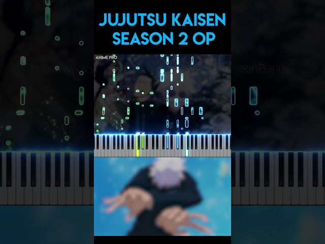 When the piano matches perfectly! (Ao no Sumika from Jujutsu Kaisen Season 2)