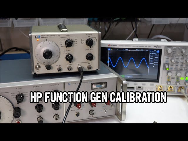 HP 3310A vintage function generator: bringing it back to perfection