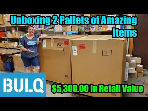 Unboxing 2 Pallets of Uninspected returns from Bulq.com Liquidation. Check it out!