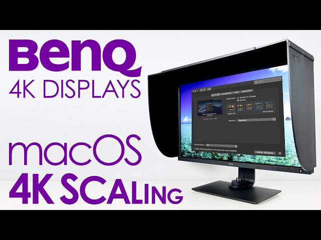 macOS 4K Displays Scaling | Make texts larger and easier to read on 4K Displays.