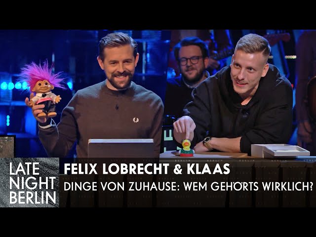 Felix Lobrecht bringt Dinge von zuhause mit: Gehört's ihm wirklich? | Late Night Berlin | ProSieben