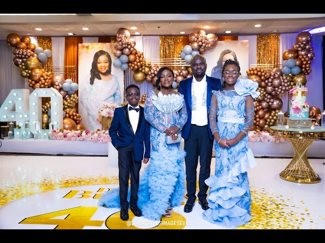 Dr. Bukky's 40th Birthday Celebrated in Bensenville, Illinois-United States  of America | FULL VIDEO