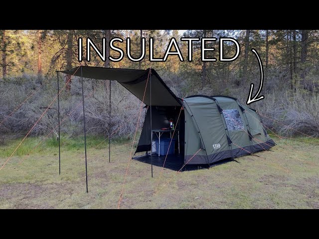 ALL Weather INSULATED Tent | CRUA Tri Tent Camping