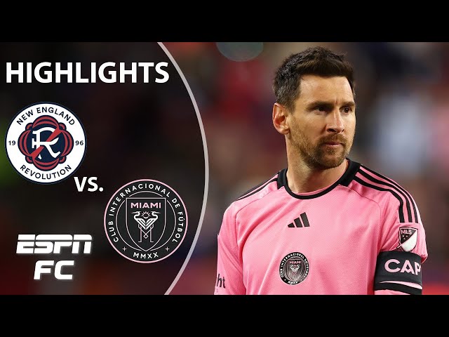Another Messi brace, another win 👀 New England vs. Inter Miami | MLS Highlights | ESPN FC