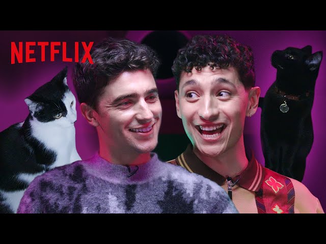 Dead Boy Detectives Jayden Revri & George Rexstrew Interview Each Other at a Cat Cafe | Netflix