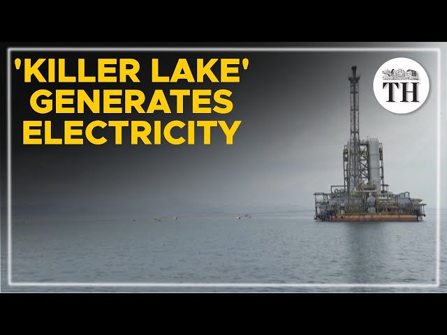 Gas from 'killer lake' generates electricity