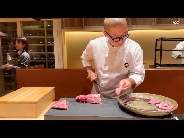 Japan's highest-end Kobe Beef Dinner ? Michelin Star "Wagyu Chef" in Tokyo