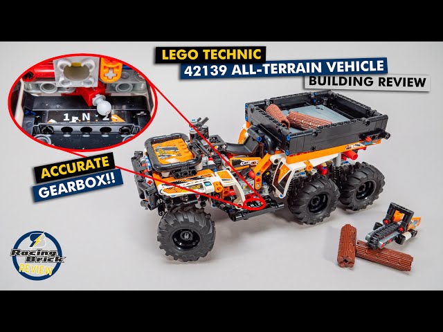 Finally, an accurate Technic gearbox! LEGO 42139 ATV detailed building review