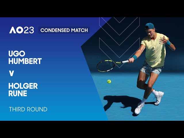 Ugo Humbert v Holger Rune Condensed Match | Australian Open 2023 Third Round