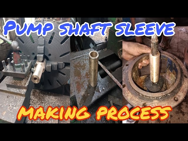 Pump shaft sleeve manufacturing and installation process #sleeves #manufacturing #making #technology
