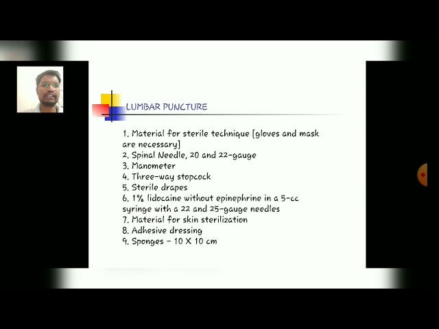 CSF - Precautions during Spinal Tap Part-12-By Dr. Robin Chopra (PT)/ Dept. of Physiotherapy/ RPIIT