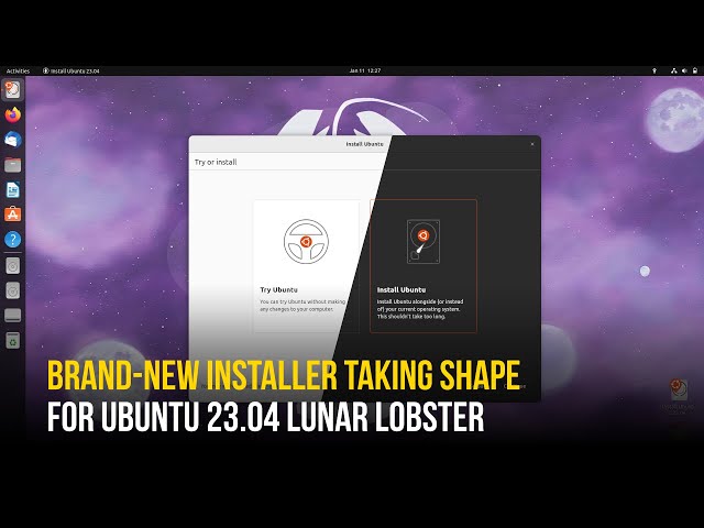 New Ubuntu Installer First Look - Ubuntu 23.04 Lunar Lobster Installation Walkthrough