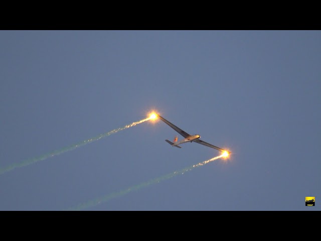Blanix Team - Glider Aerobatic Night Show at Hahnweide Airshow 2019