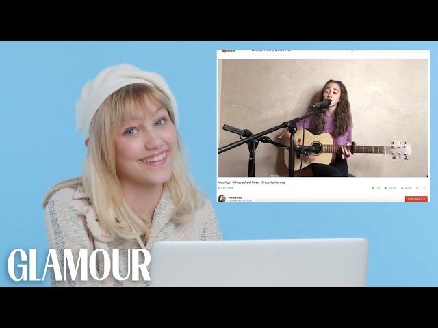 Grace VanderWaal Watches Fan Covers On YouTube | Glamour