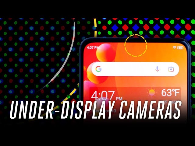 The problem with under-display cameras