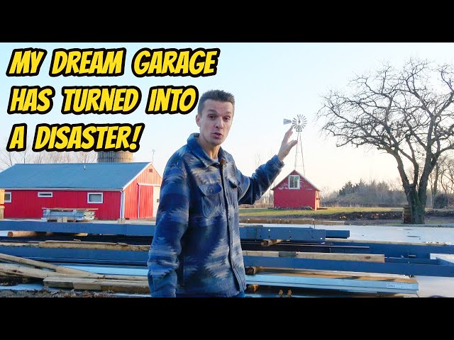 My construction delay nightmare with my dream garage: Hoovie's Farm is a mess!