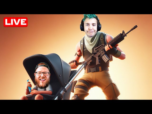 Showing My Brother How To Play Fortnite - FFF - Live