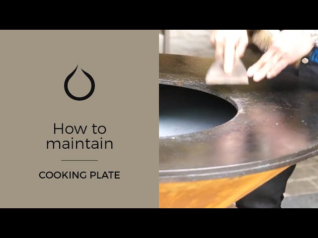 How to maintain the OFYR cooking plate