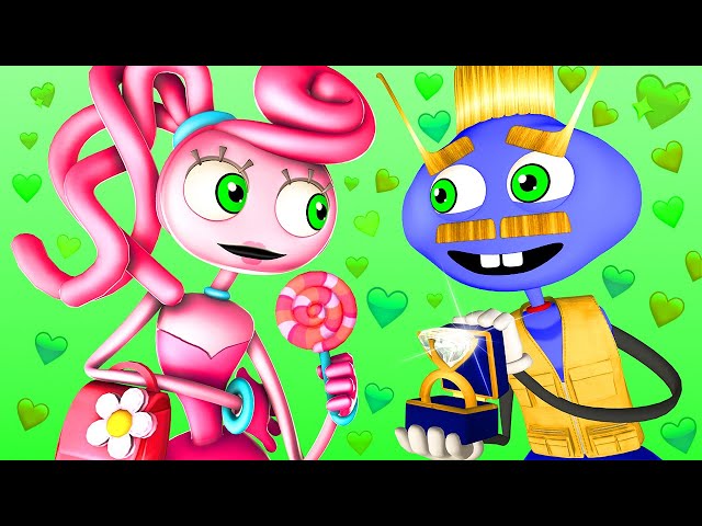 💖MOMMY falls in LOVE with DADDY LONG LEGS (Romantic Animation Poppy Playtime Chapter 3 Huggy Wuggy)