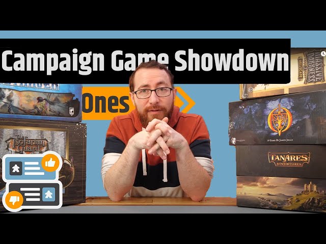 Campaign Game Showdown - Frosthaven, Oathsworn, Tanares, Massive Darkness & Isofarian