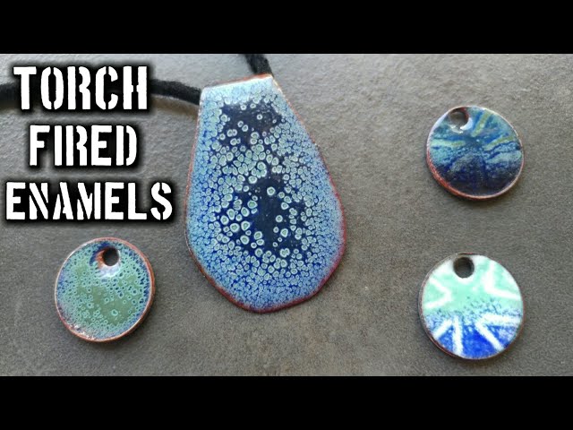 Trying Out Torch Fired Enameling