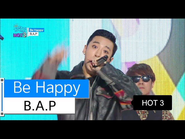 [HOT] B.A.P - Be Happy, 비에이피 - 비 해피, Show Music core 20151219