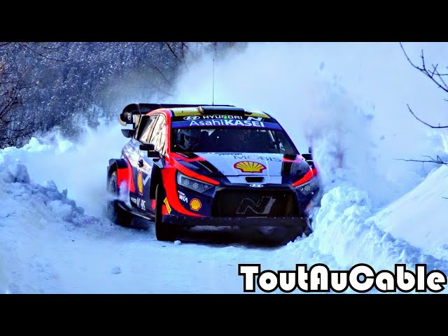 🇲🇨 Best of Test WRC Rallye Monte Carlo 2024 - Neuville - Tänak - Mikkelsen - Hyundai I20N Rally1