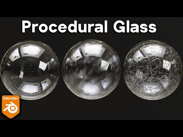 Procedural Glass Material (Blender Tutorial)