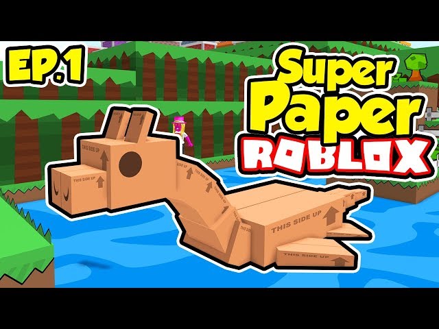 SUPER MARIO IN ROBLOX?!?!?! Super Paper Roblox  Ep.1